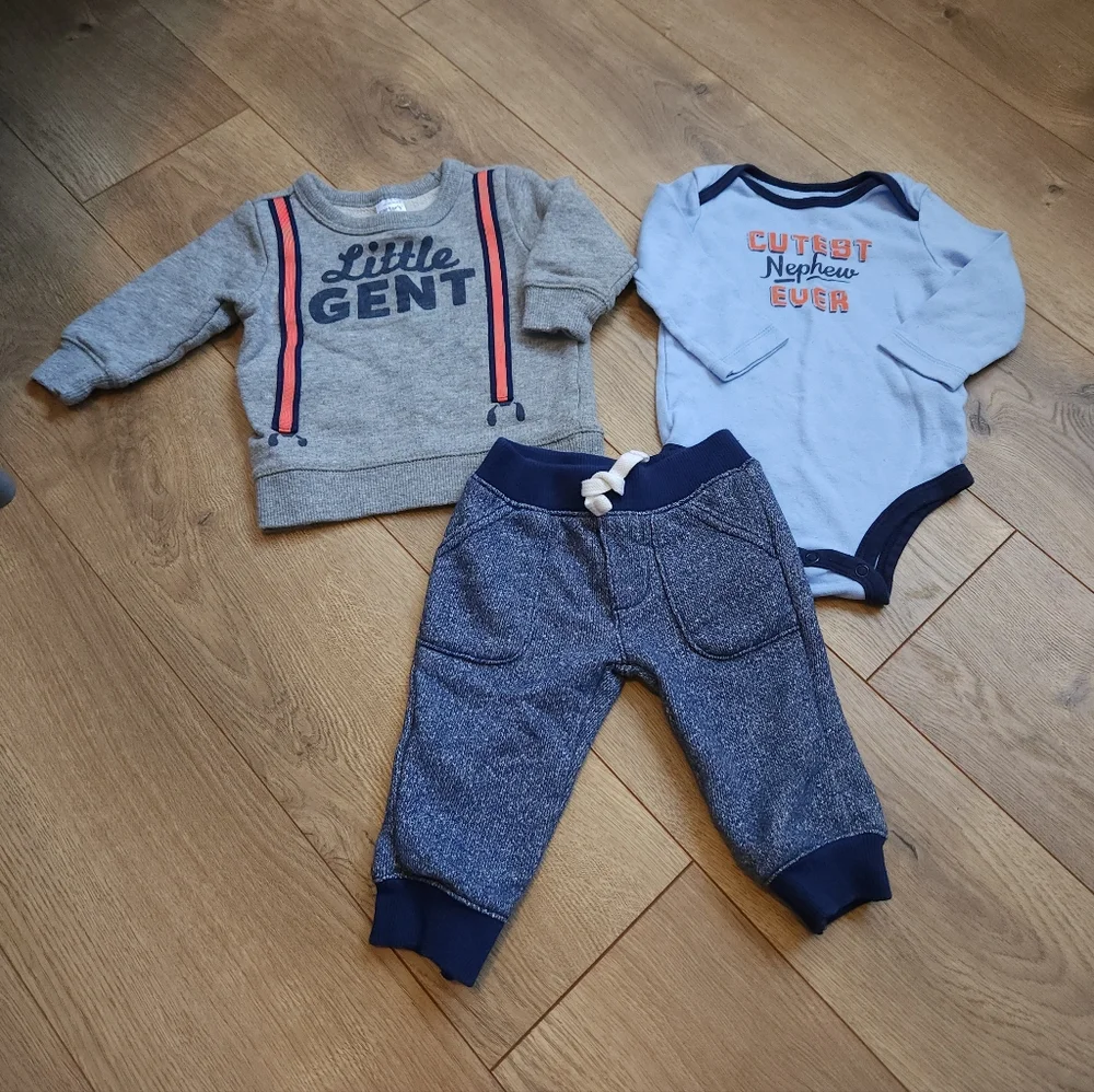 6 months carter's boys outfit